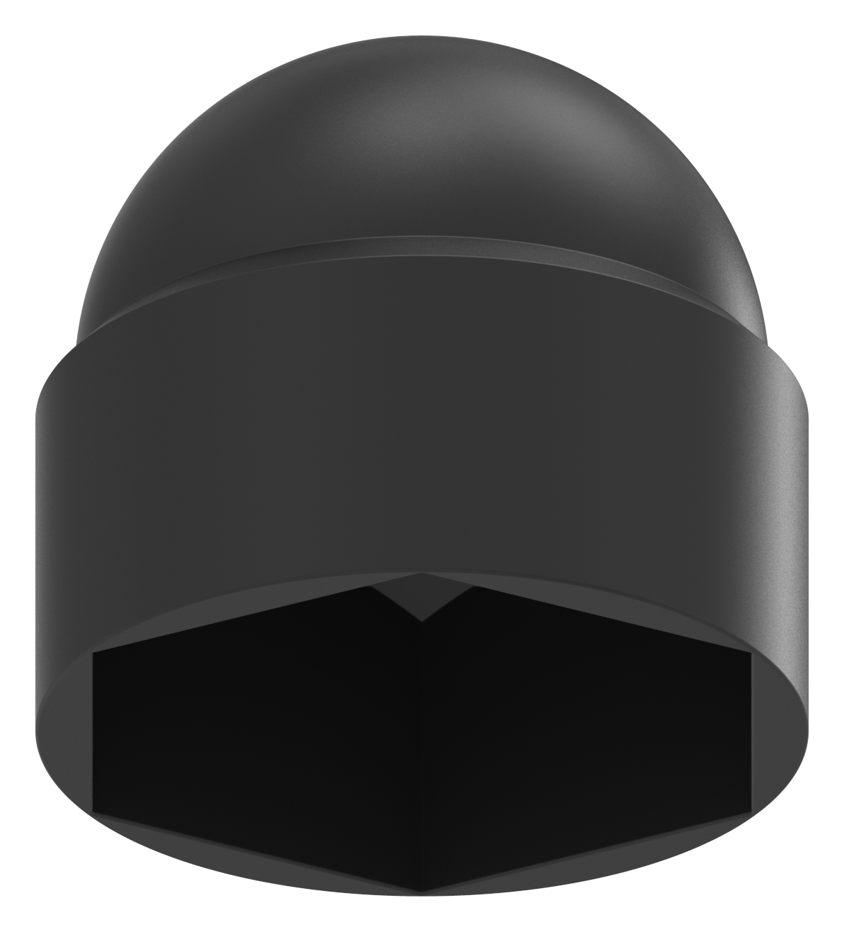 Sechskant-Schutzkappe für M10, schwarz