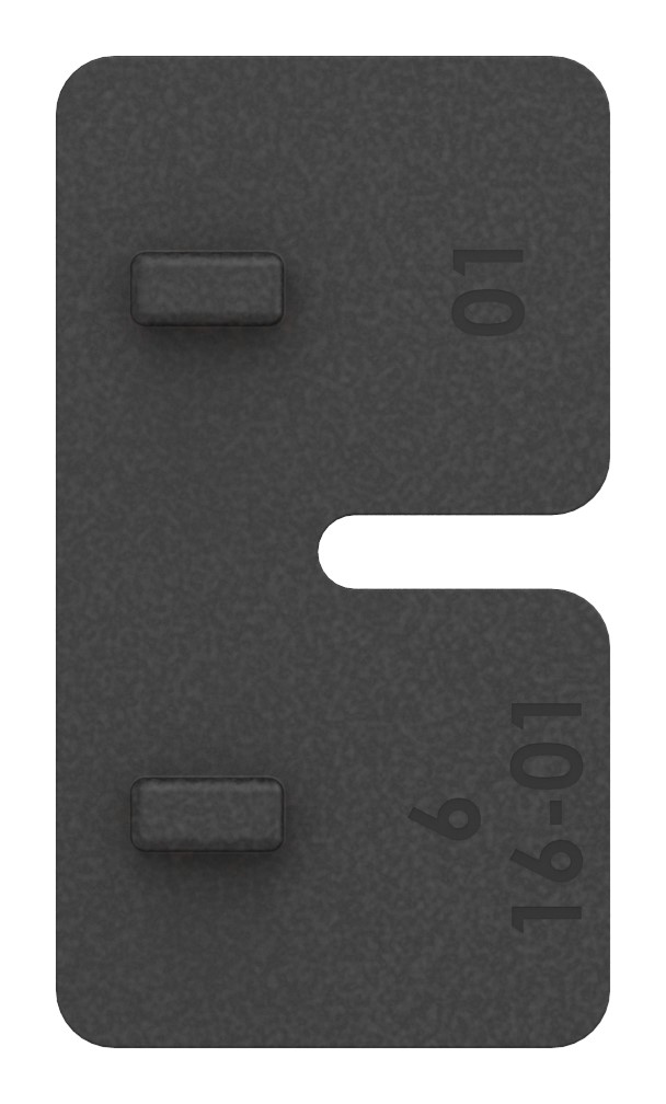 Gummi für Mod. 11, Blech 4 mm Gummi für Mod. 11, Blech 4 mm