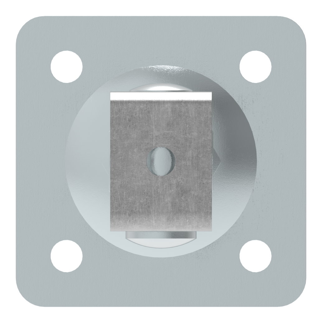 Torband M24 mit verstellbarer Platte, galvanisch verzinkt