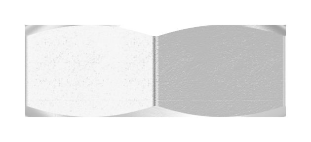 Sechskantmutter M10, flache Form, A2