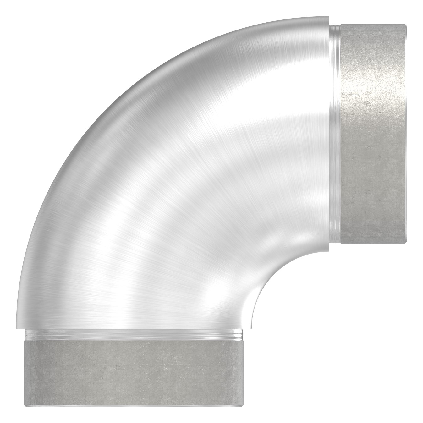 Rohrbogen 90°, für Rohr 60,3x2,0mm, V2A