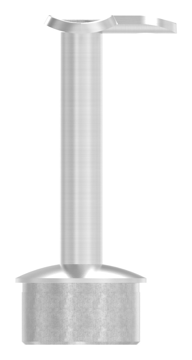 Rohrabschlussstopfen für Rohr 42,4x2,0mm, Handlaufanschlussplatte: 42,4mm, V2A
