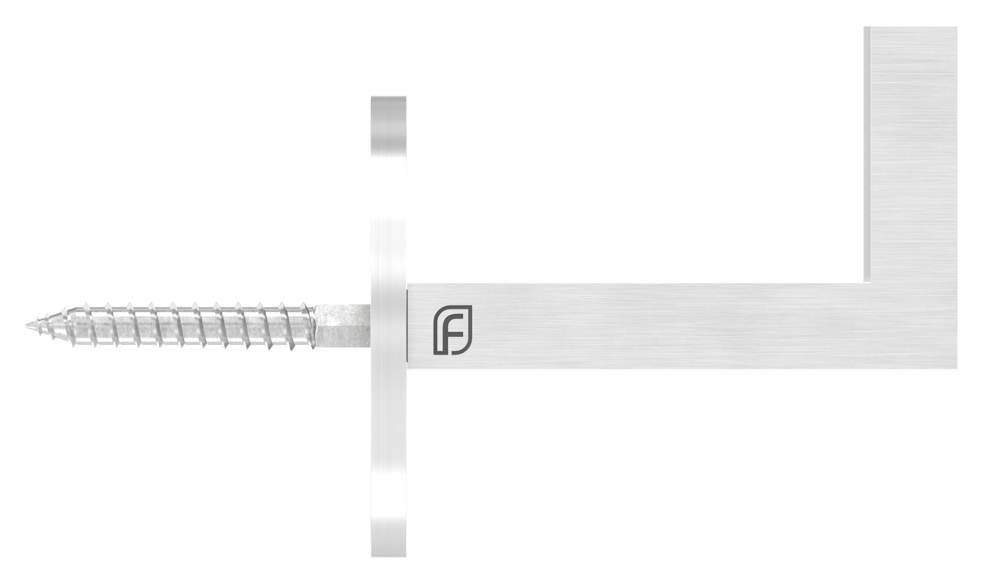 Sensa Design 1, flacher Anschluss, V2A