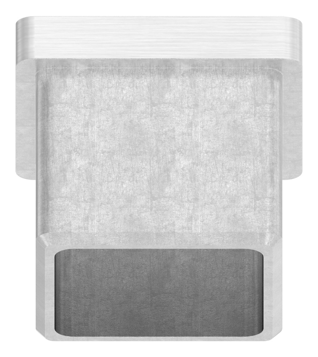 Einsteckkappe, für Rohr 30x30x2,0mm, V2A