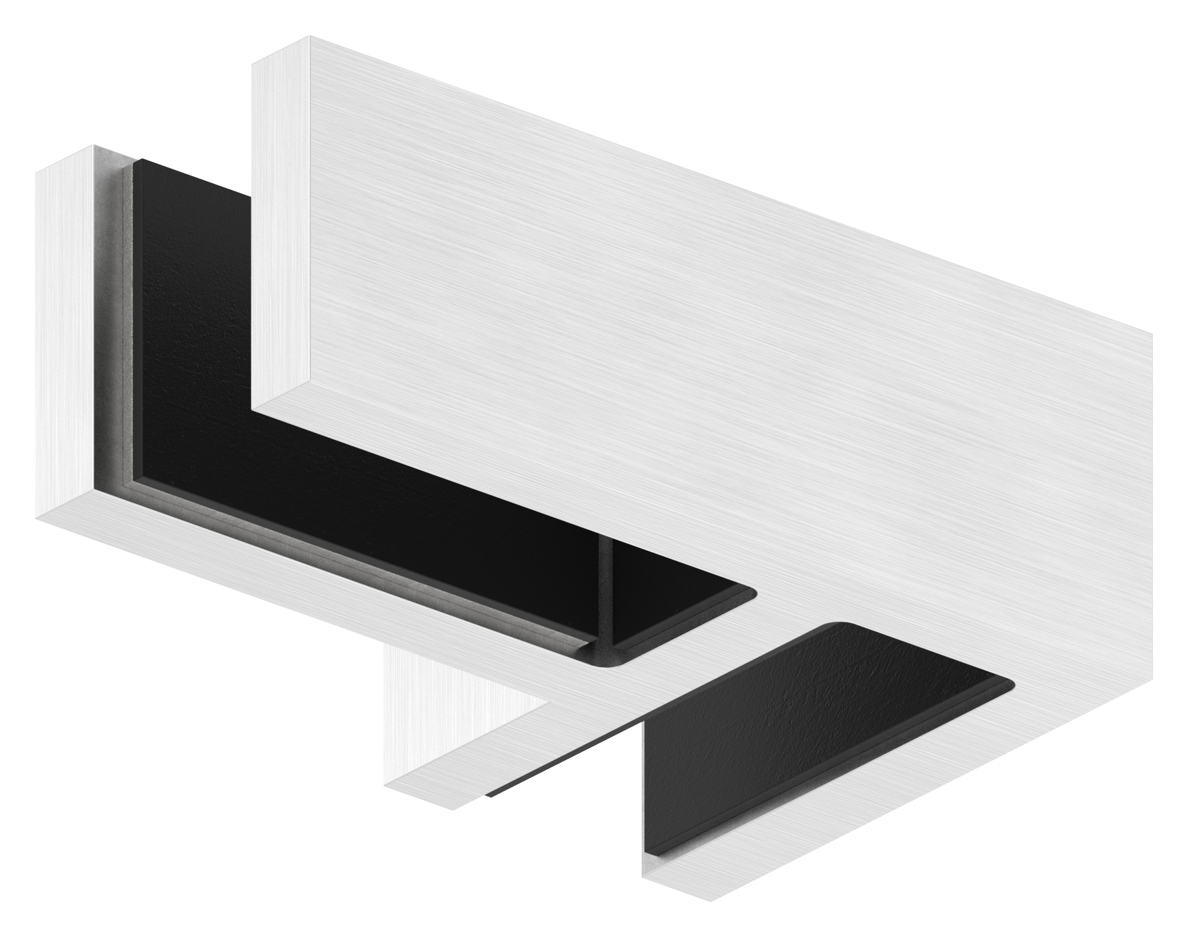 Glasverbinder 90°, für Glas 12 - 12,76mm, V4A
