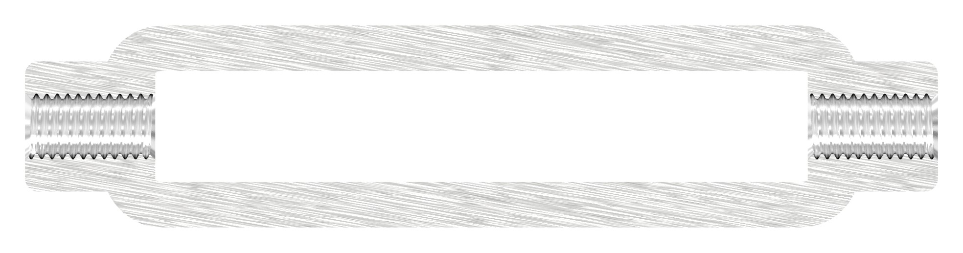 Spannschloss mit Gewinde M5, V4A