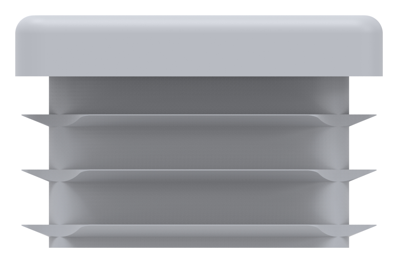 Kunststoffkappe für Rechteckrohr 40x30mm
