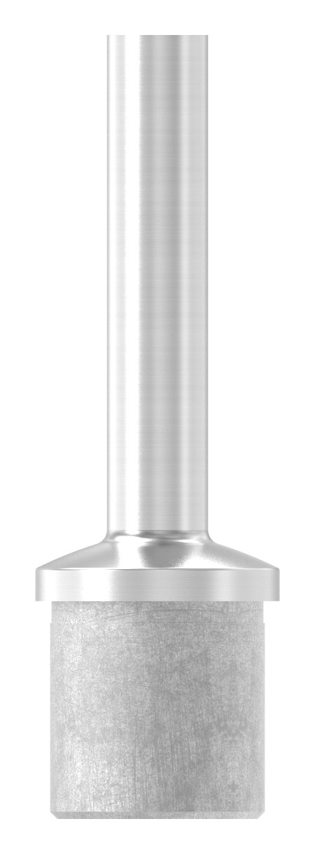 Rohrabschlussstopfen mit Stift für Rohr 33,7x2,0mm, V4A