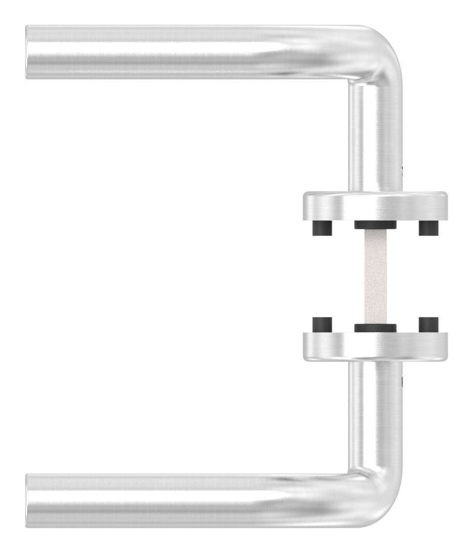 Türdrücker-Paar, drehbar, V2A