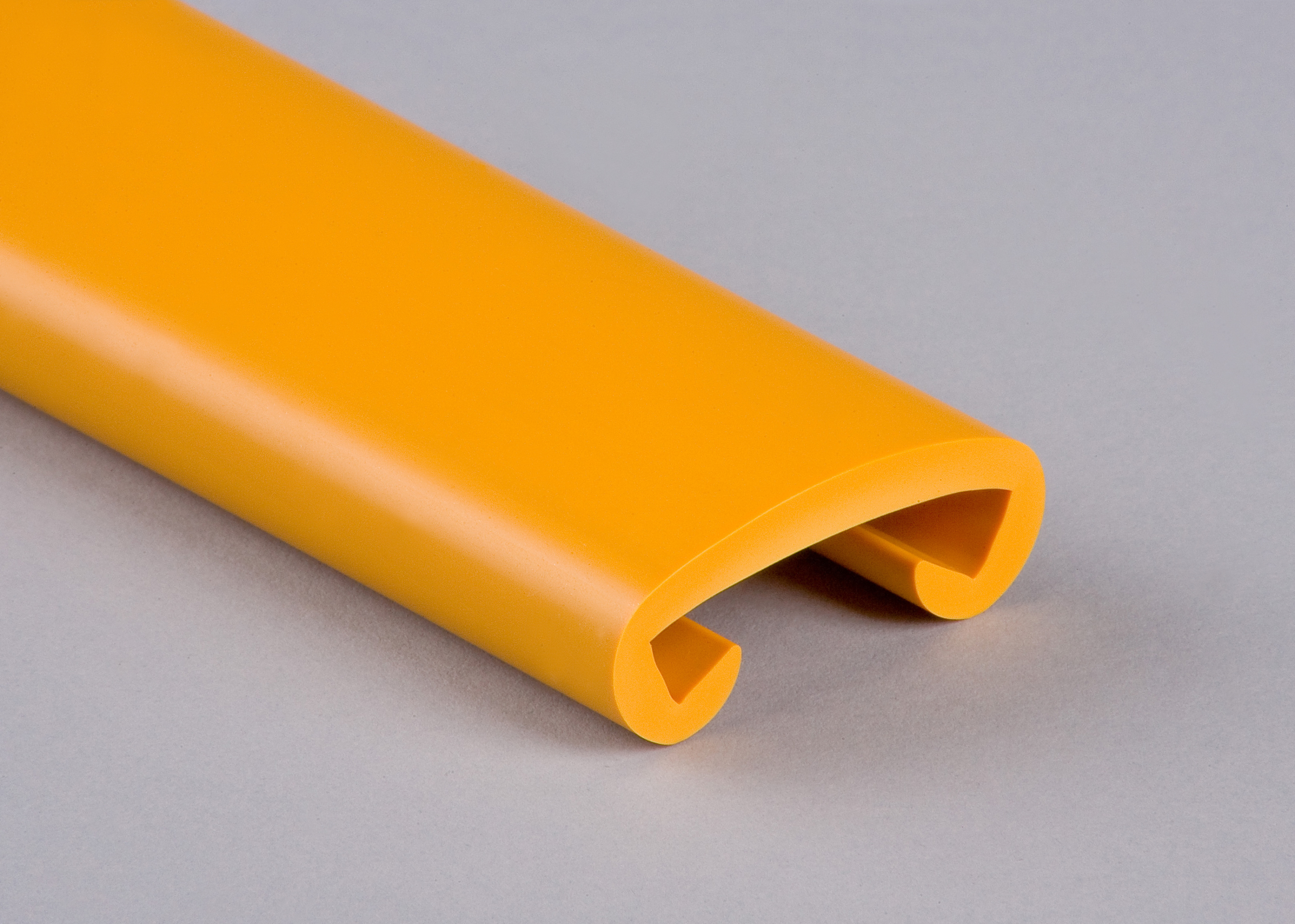 Kunststoffhandlauf für 40x8mm, sonnengelb