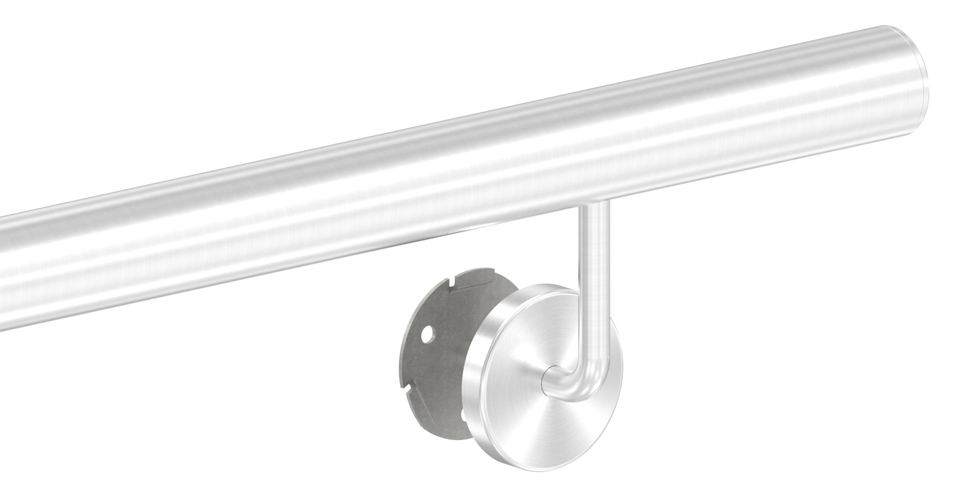 Handlauf, montagefertig, L: 2500mm, V2A