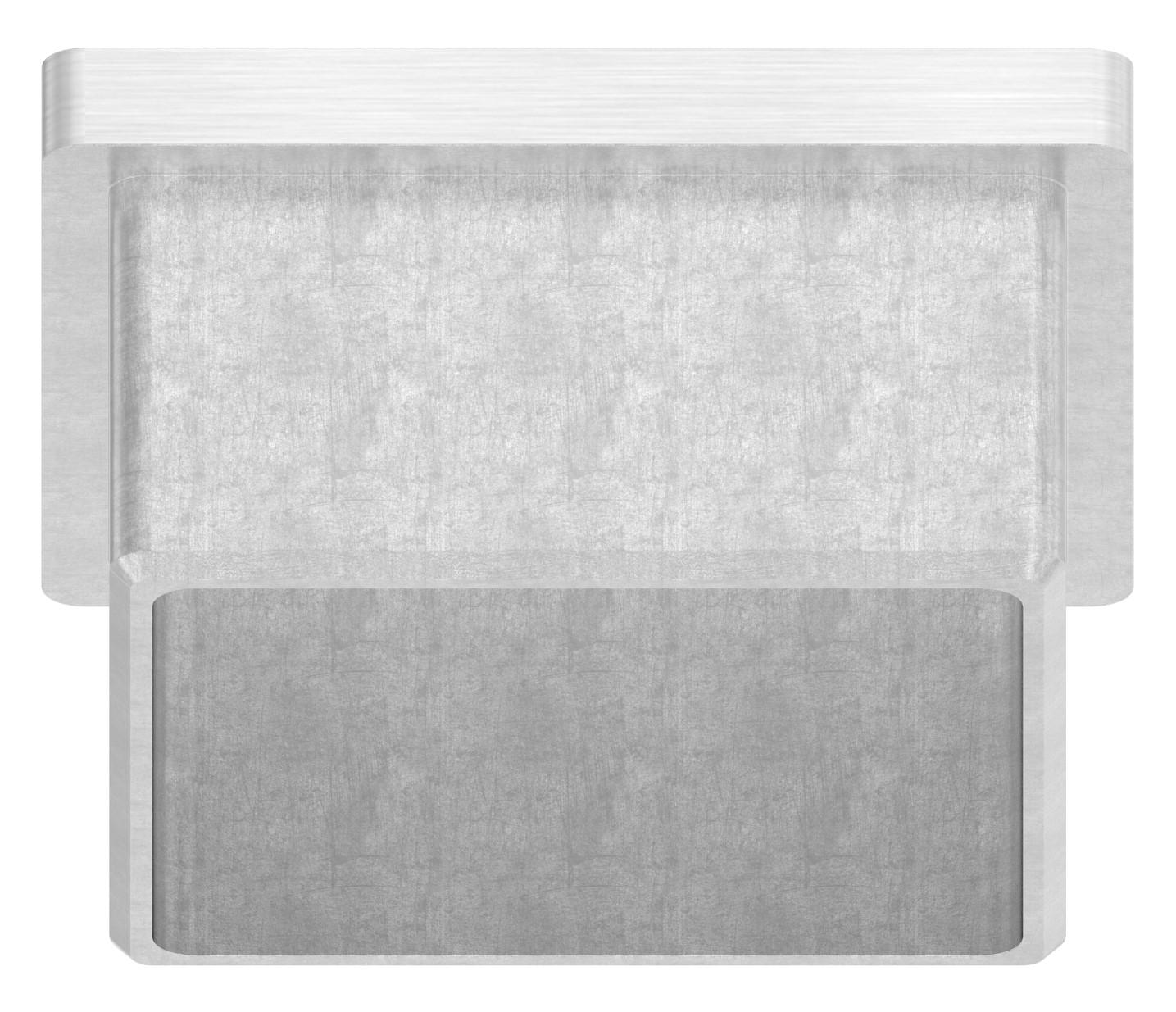 Einsteckkappe, für Rohr  50x50x3,0mm, V2A