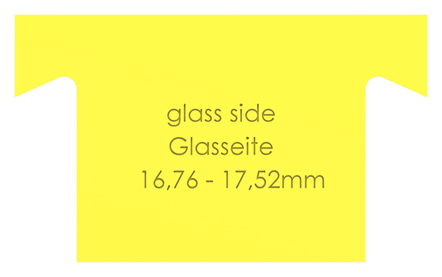 Keil (gelb) für Montage-Set 80501-GU