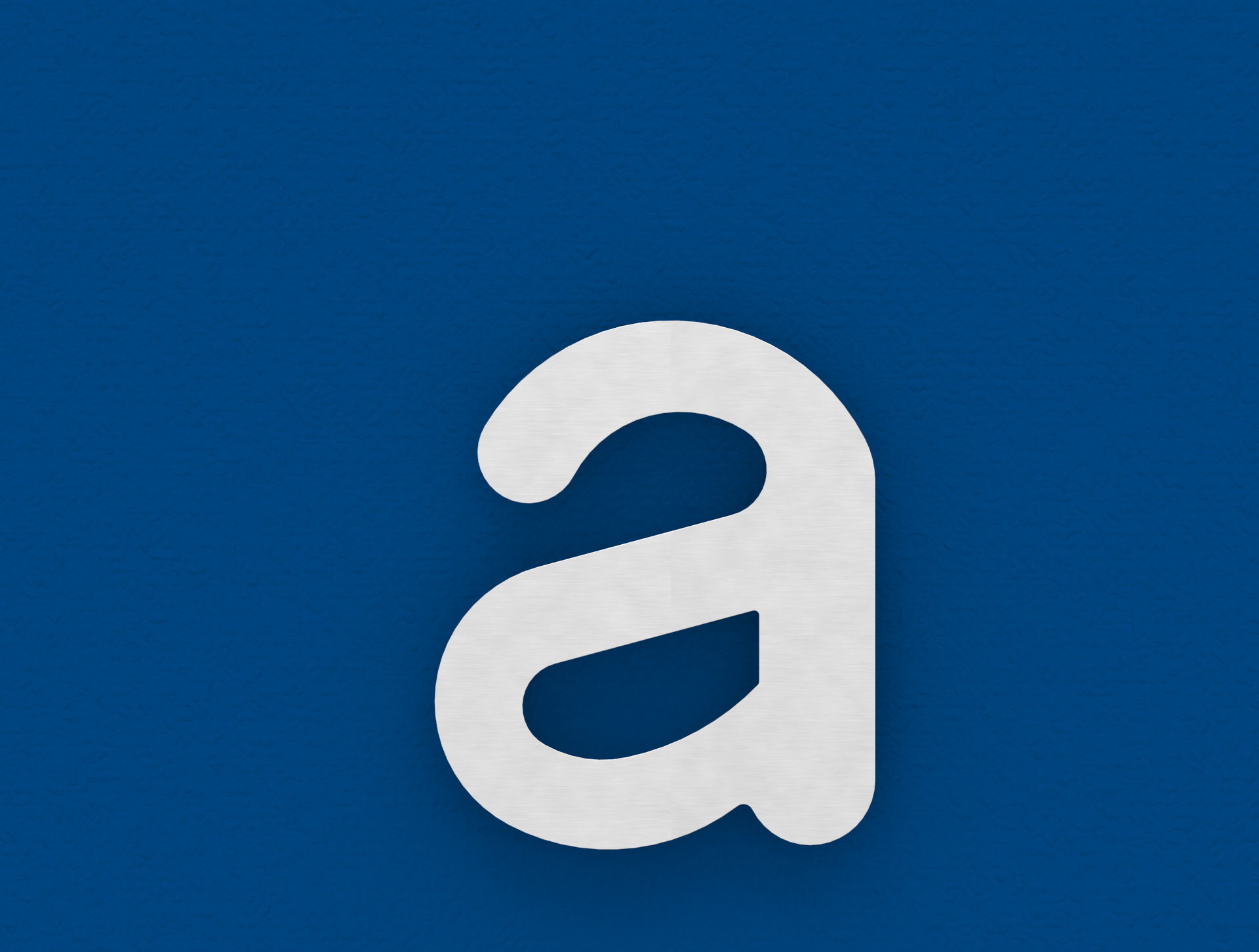 Hausnummer a - "groß", V2A