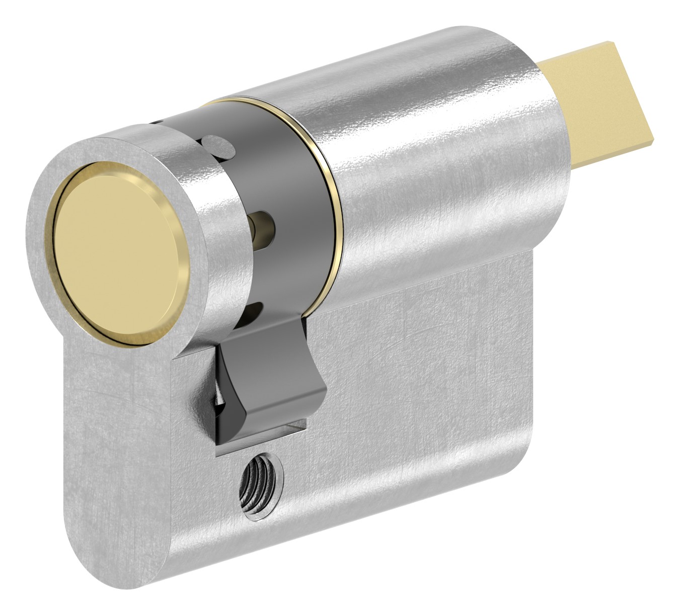 Halbzylinder, Dreikant, 8mm