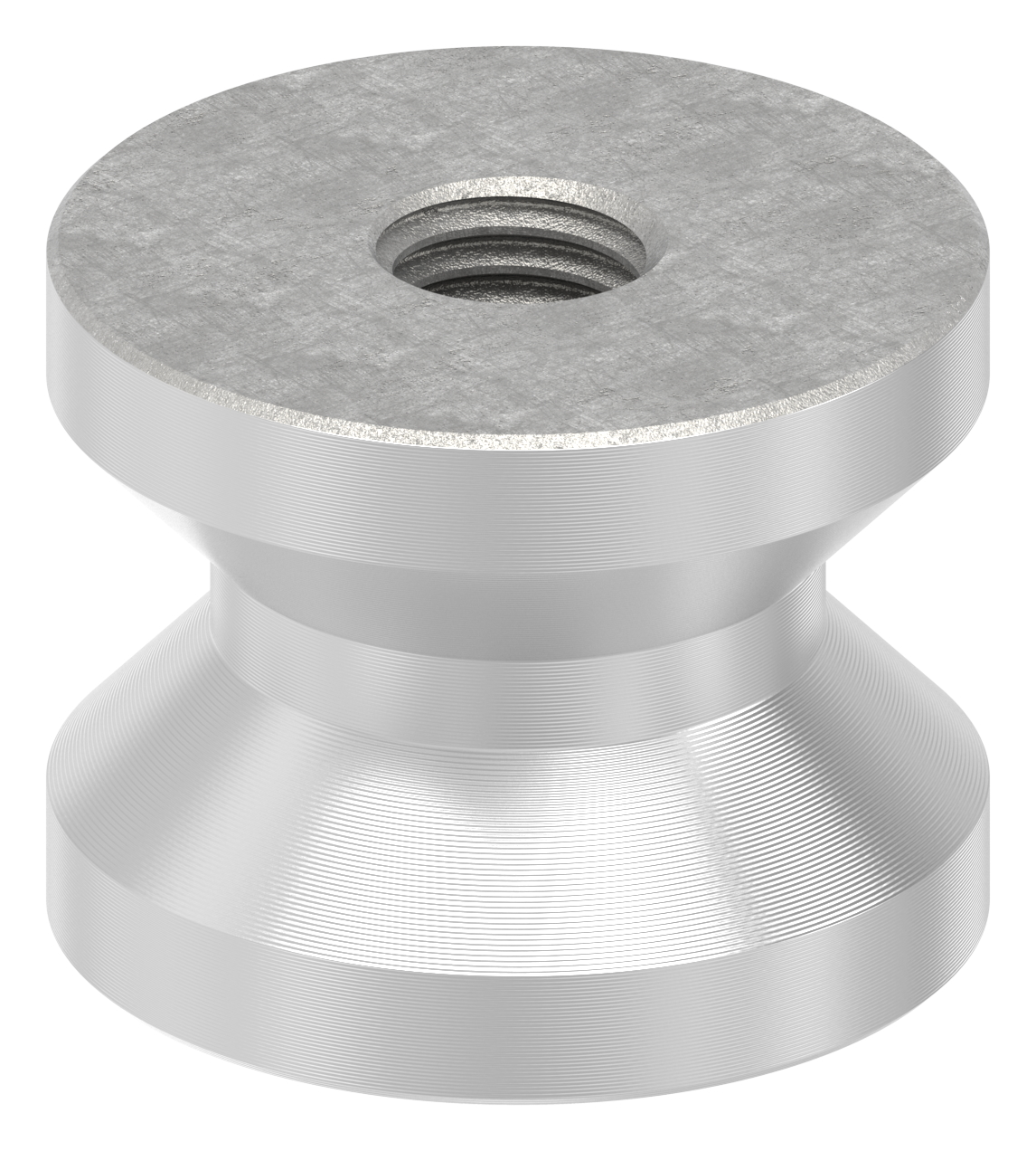 Einschweißgewinde mit M12 Gewinde für Rohr 42,4 x 2,0mm, V2A Einschweißgewinde mit M12 Gewinde für Rohr 42,4 x 2,0mm, V2A