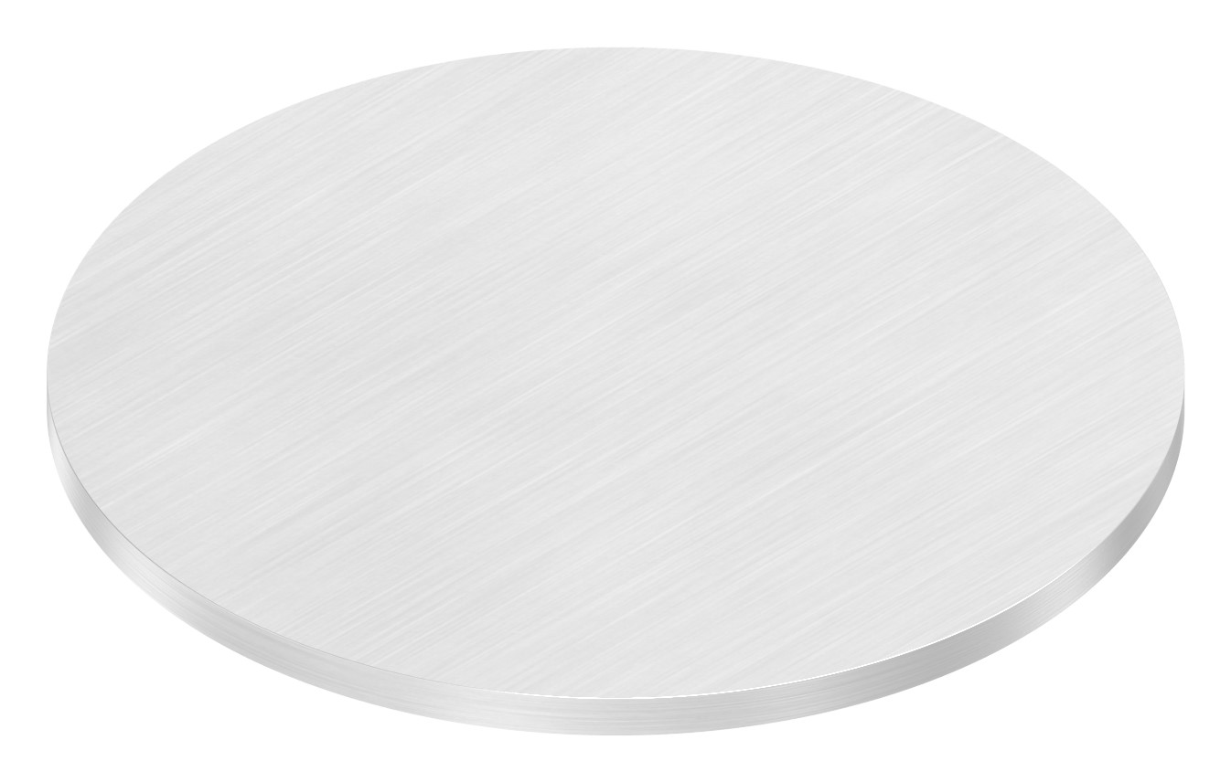 Ronde Ø 100x4mm, mit Längsschliff, V2A