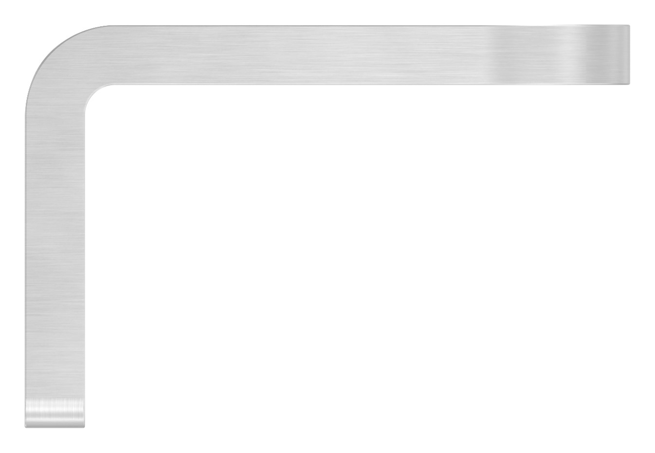 Winkel-Anschweißlasche, 60x40x30x6mm, V2A Winkel-Anschweißlasche, 60x40x30x6mm, V2A