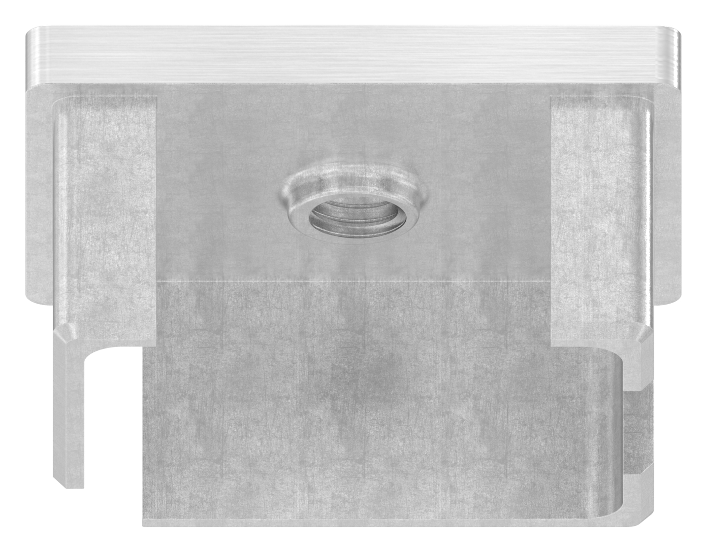 Einsteckkappe, für Rohr 50x40x2,0mm, V2A