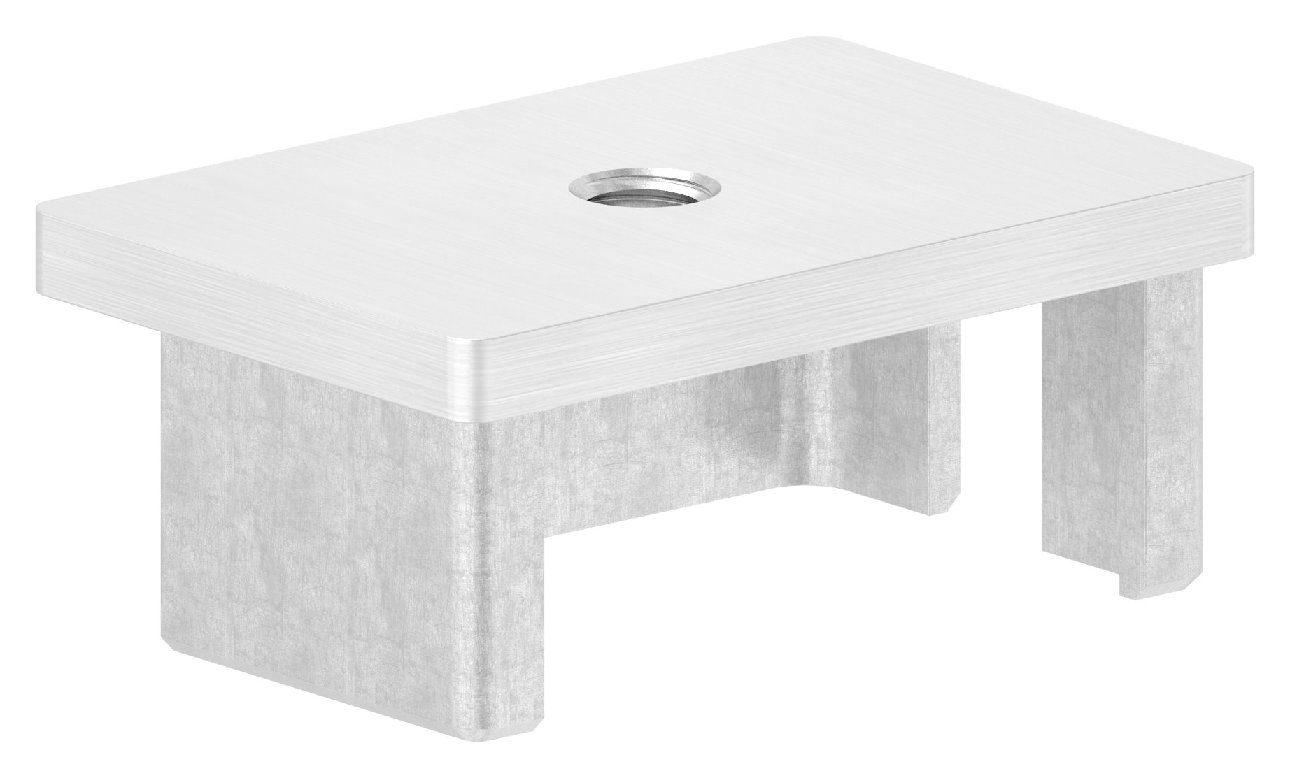 Einsteckkappe, für Rohr 60x40x2,0mm, V4A