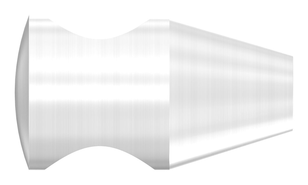 Querstabhalter mit Gewinde M6, Bohrung 14,2mm Bohrung, V2A