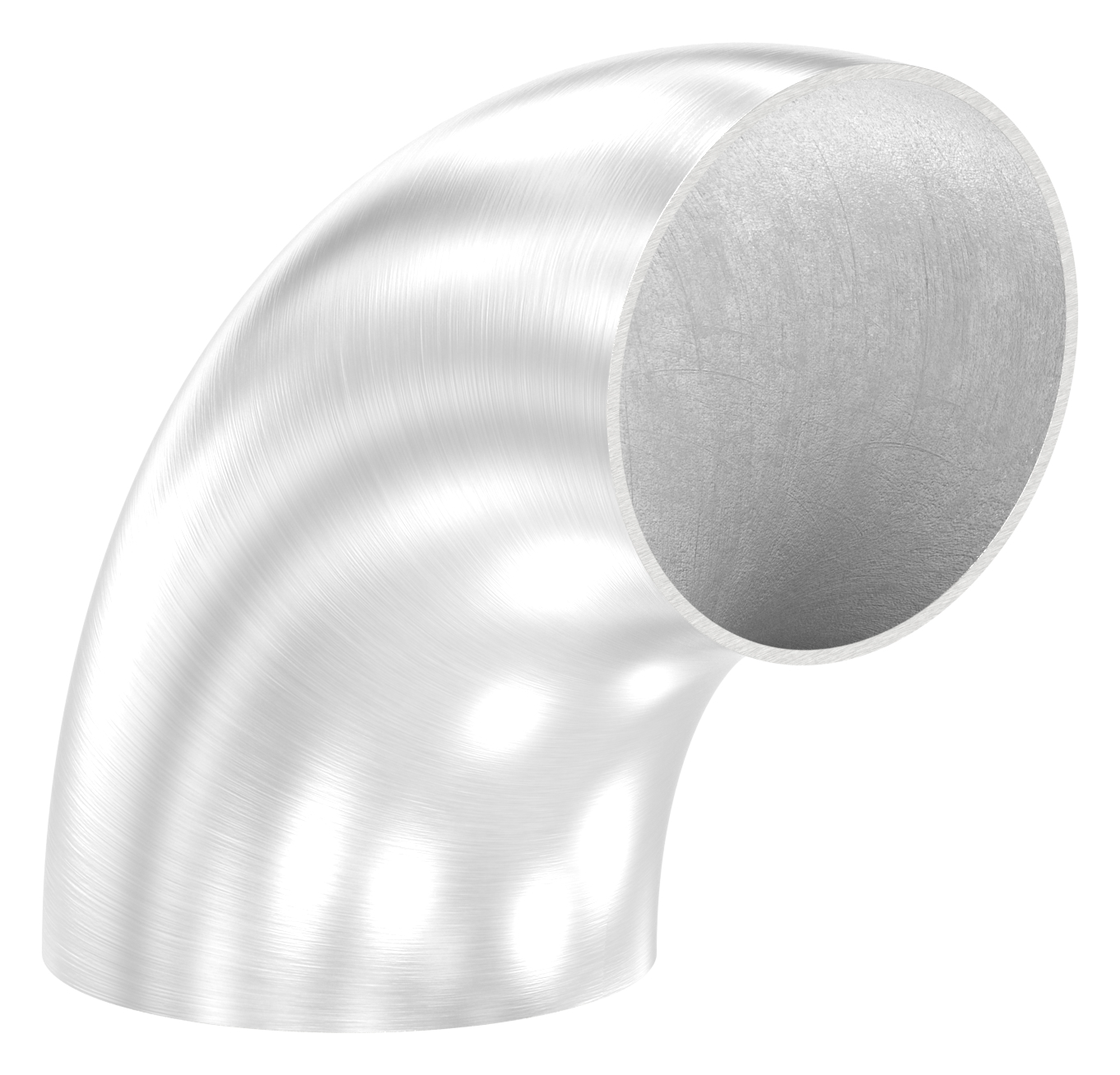 Schweißbogen 90°, 76,1 x 2,0mm, V2A