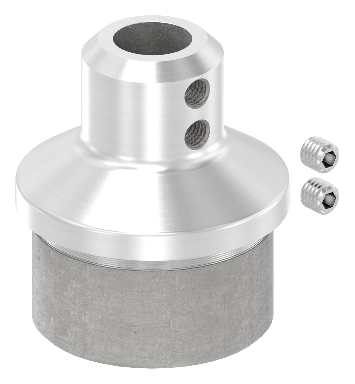 Rohrabschlussstopfen für 42,4x2,5mm, V2A
