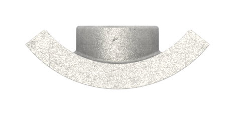 Verstärkungsplatte für Wandbefestigung 50132-240, V2A