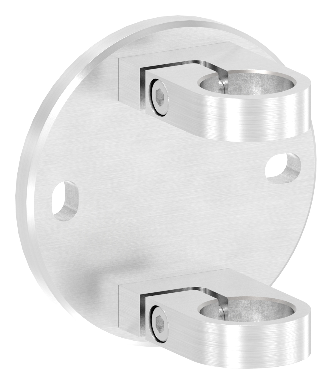 Wandbefestigung für Geländerpfosten 33,7mm, V2A