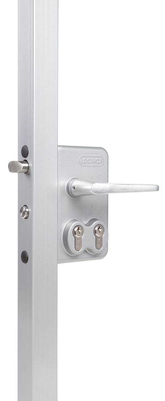 Doppelzylinderschloss LDKZD1 für 60x60mm Profile, Farbe RAL 7016