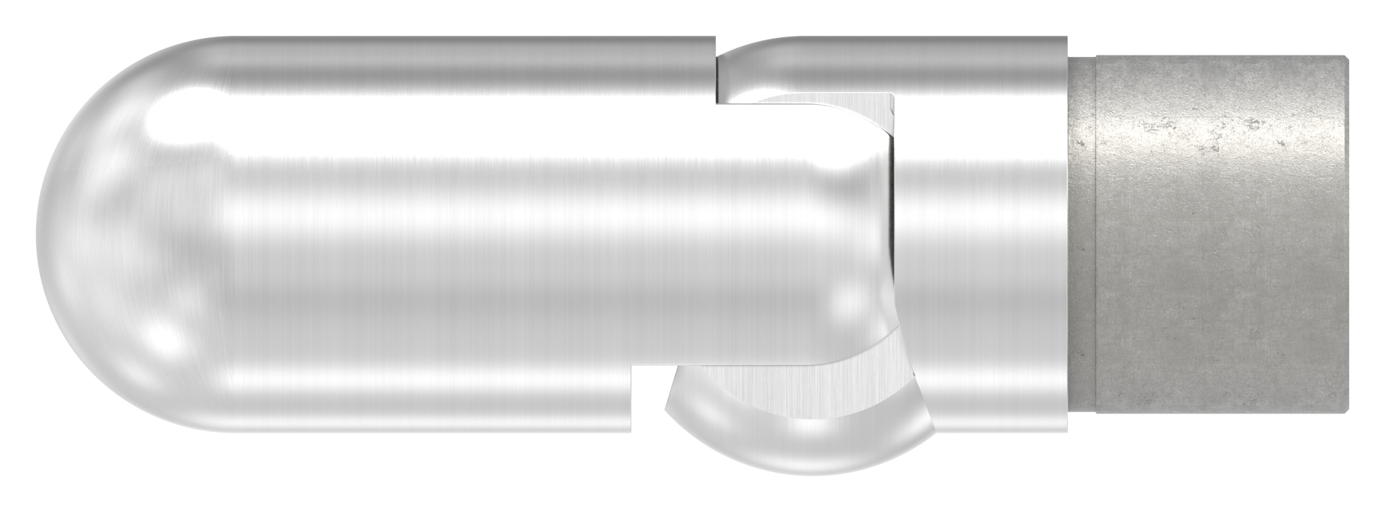 Gelenkstück links, für Rohr 42,4x2,0mm, V2A