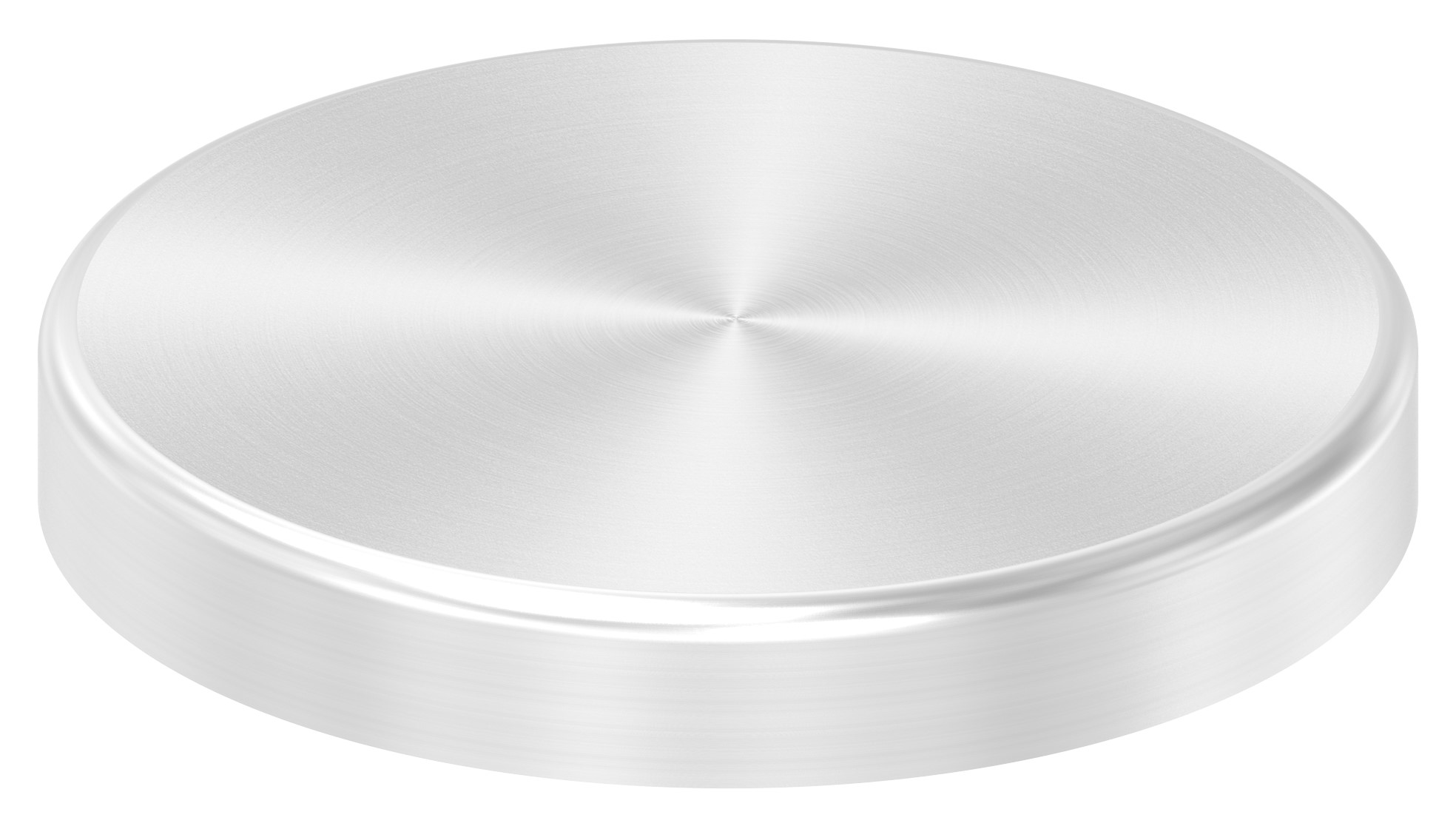 Abdeckrosette, 105x15mm, ohne Bohrung, V4A