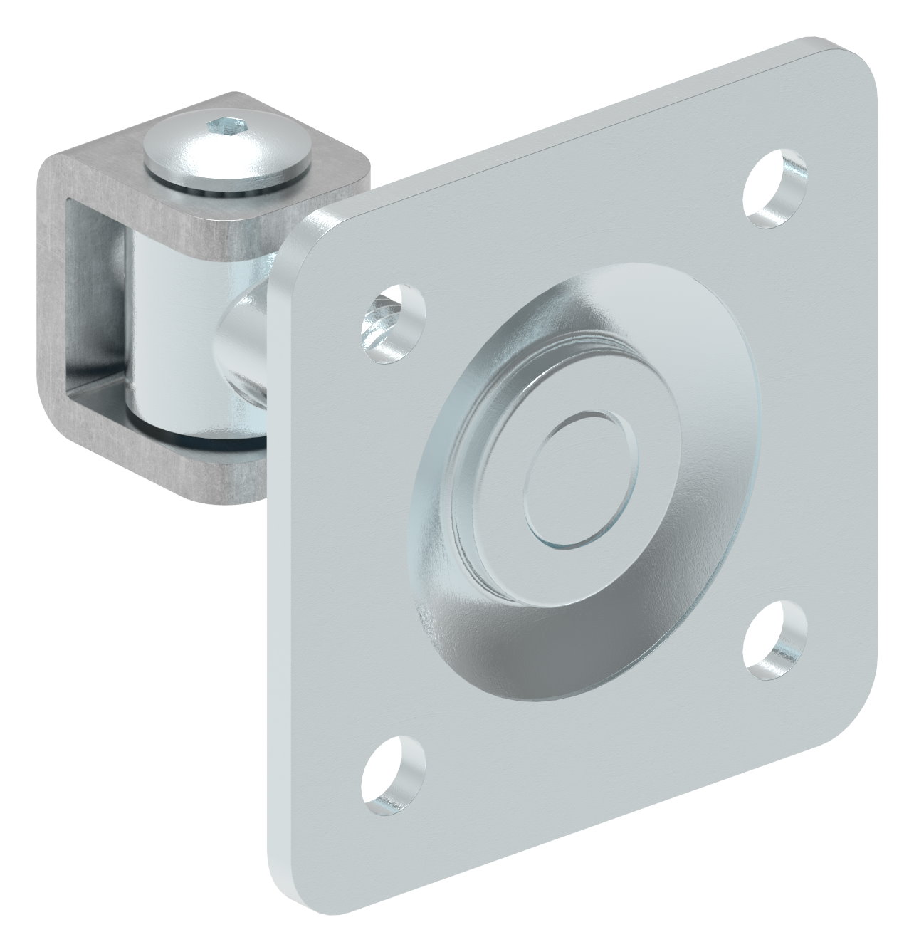 Torband M20 mit verstellbarer Platte, galvanisch verzinkt