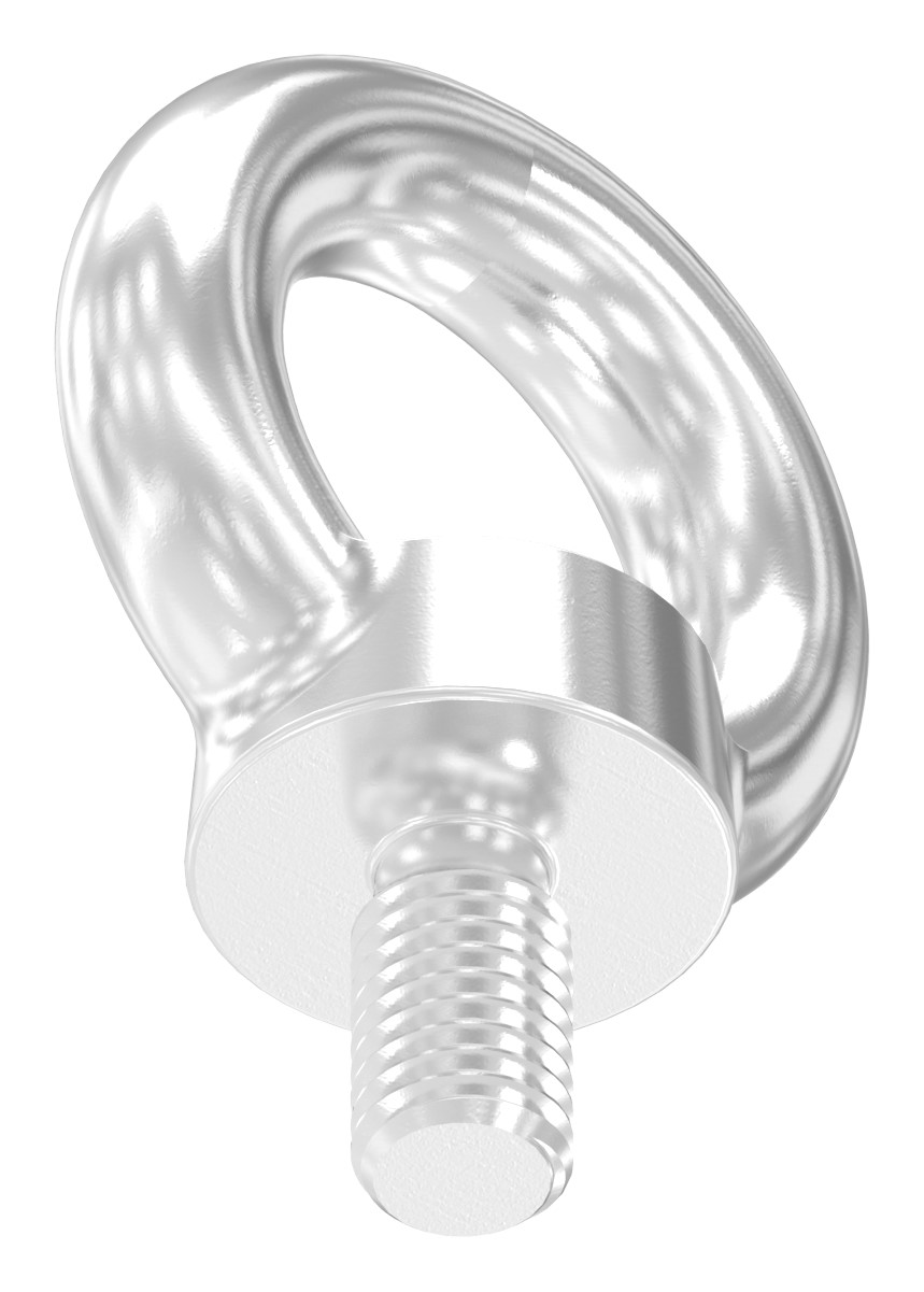 Ringschraube mit Außengewinde DIN 580, Rundeisen: 10mm, V4A