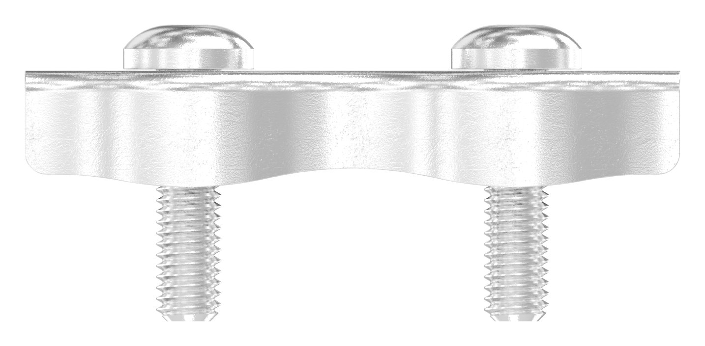 Duplexklemmen für Seil 6mm, V4A Duplexklemmen für Seil 6mm, V4A