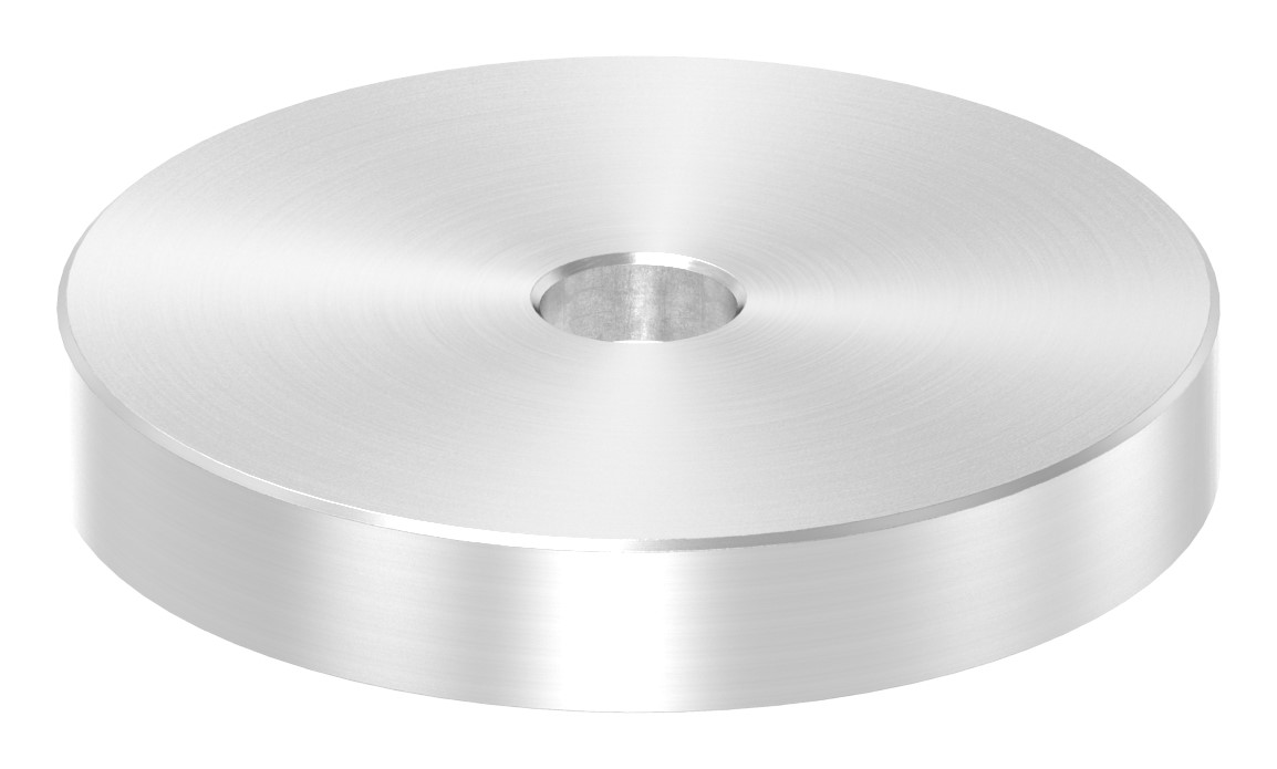 Unterteil für 62mm Glaspunkthalter, t: 10mm, V2A Unterteil für 62mm Glaspunkthalter, t: 10mm, V2A