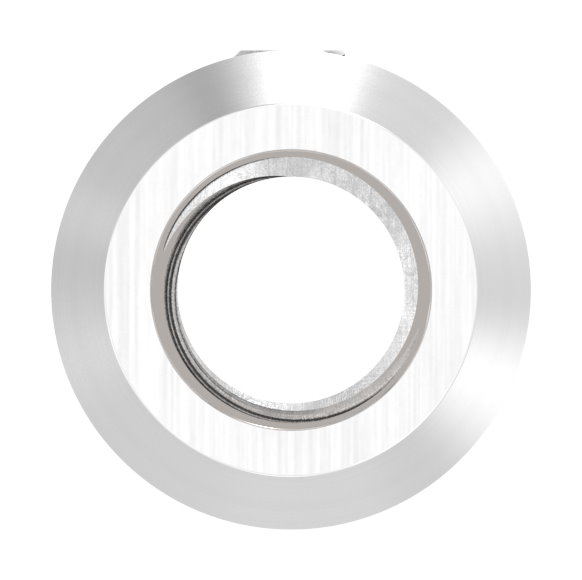 Stabverbinder Ø18mm mit Gewinde M10 und Bohrung 12mm, V2A Stabverbinder Ø18mm mit Gewinde M10 und Bohrung 12mm, V2A