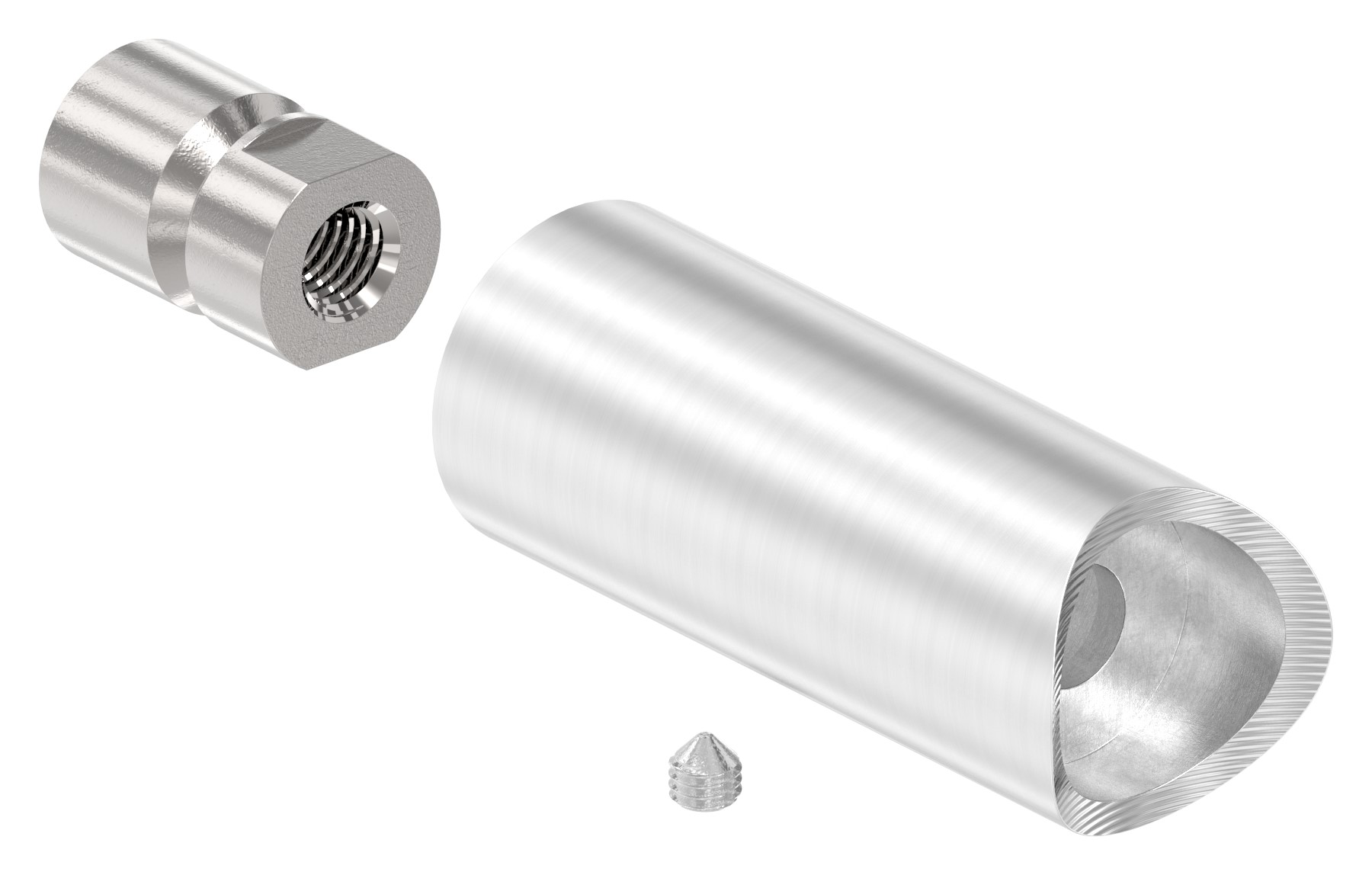 Rohrabstandshalter - für Rohranschluss 33,7mm, V2A Rohrabstandshalter - für Rohranschluss 33,7mm, V2A