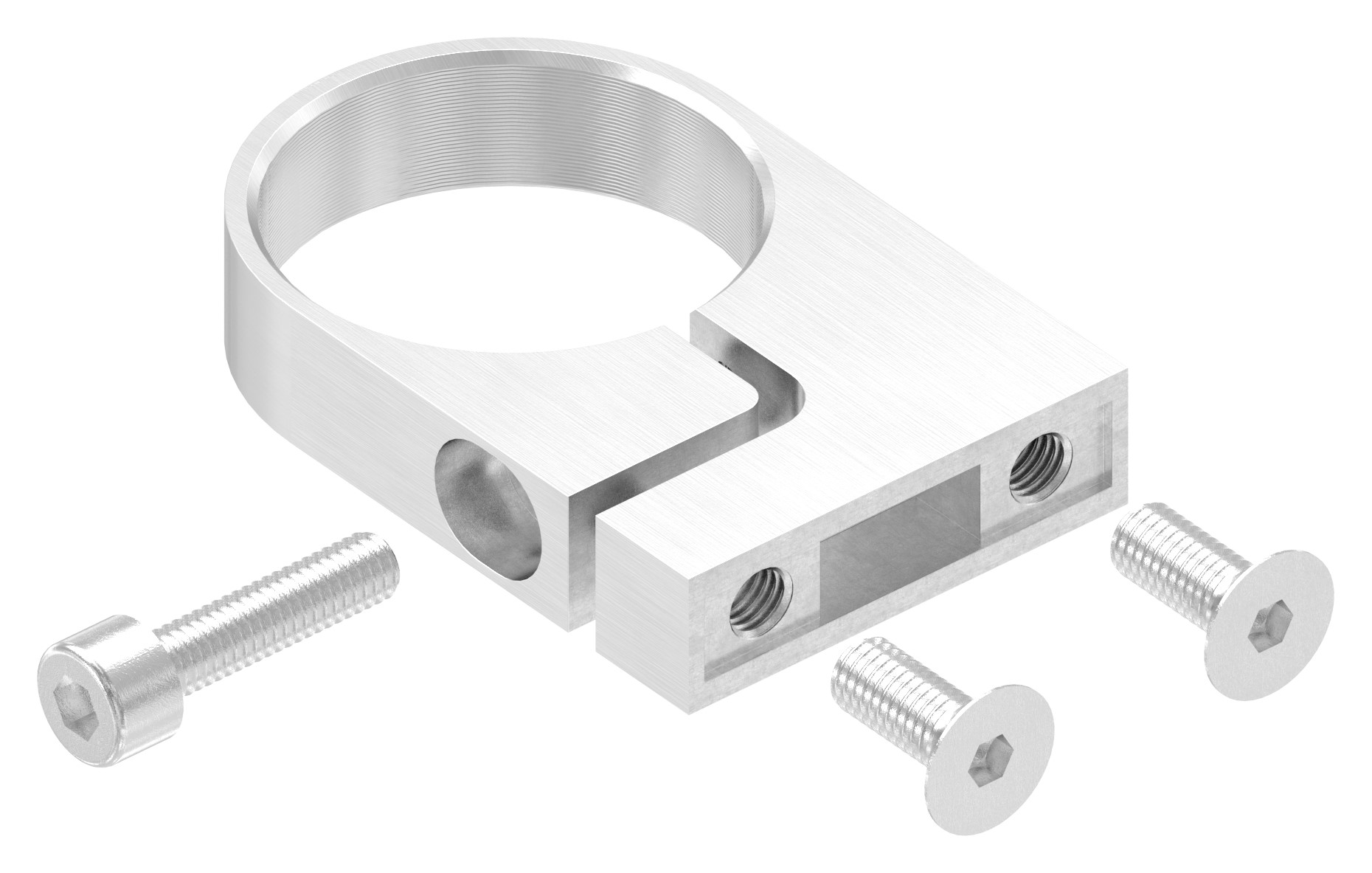 Spannring für Rohr 48,3mm, V2A