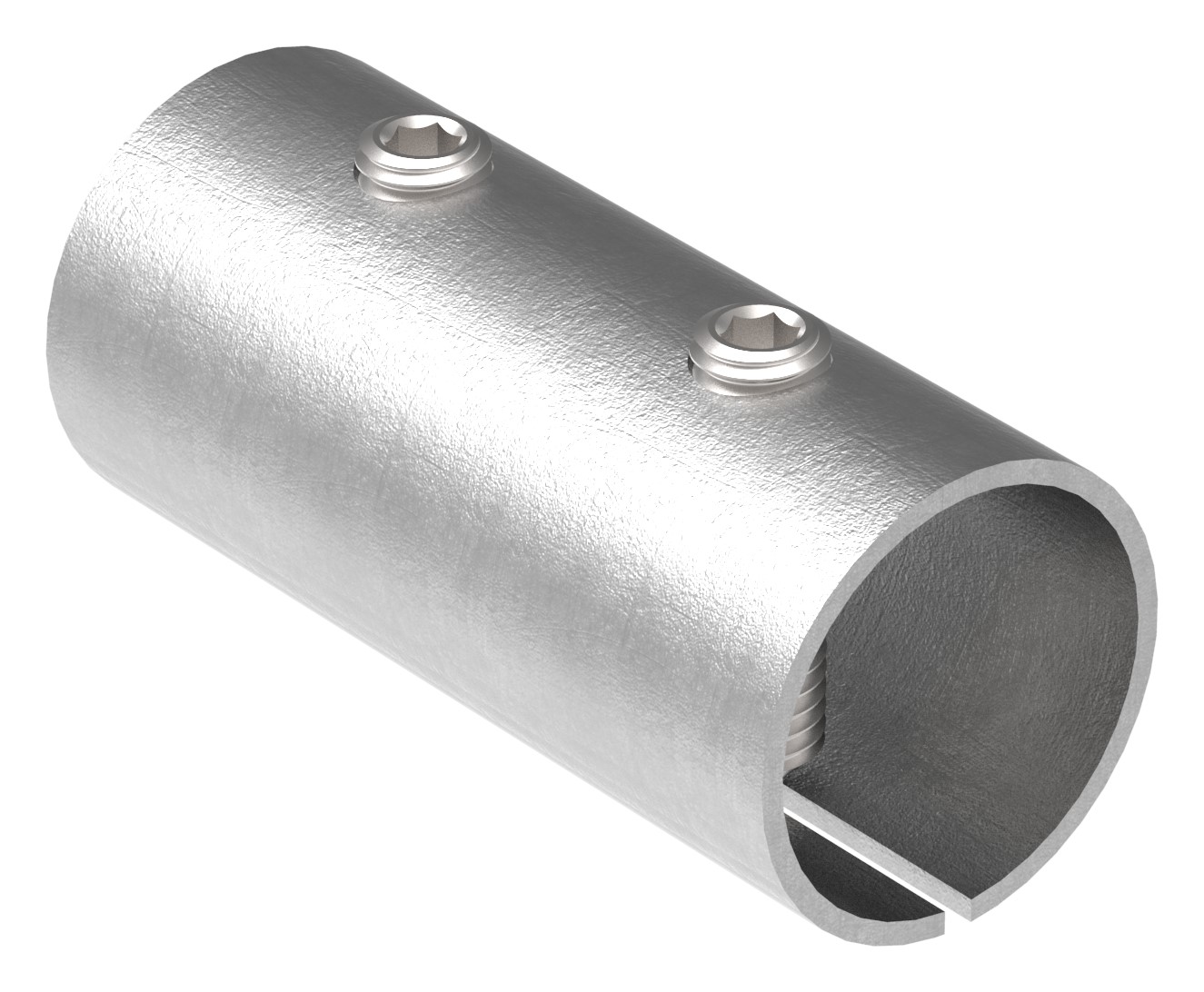 Verbindungshülse für Rohr 33,7x2,0mm, V2A